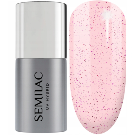 Semilac TOP NO WIPE BLINK BLINK T14 VIOLET ROSE - Semilac