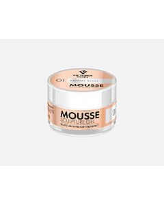 Victoria Vynn Mousse Sculpture Gel 01 Crystal Glass 50ml - Tiksotropisk Gel for Neglebygging